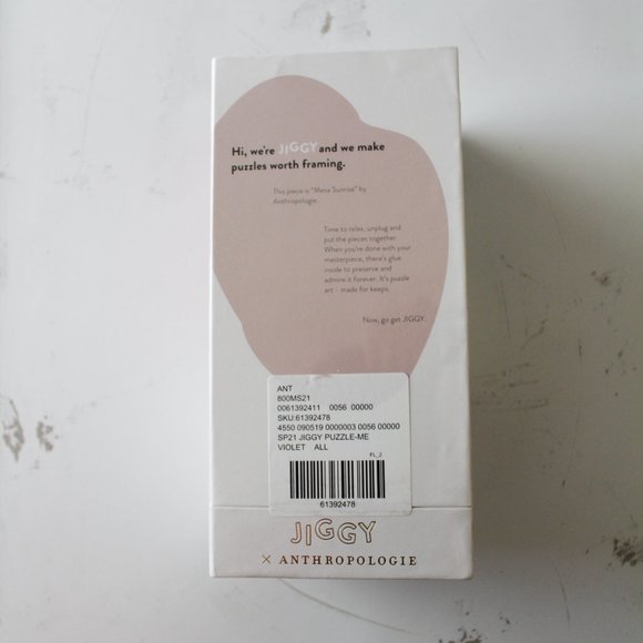 Anthropologie x Jiggy 800 piece jigsaw puzzle MESA SUNRISE New Sealed in box - Picture 3 of 6